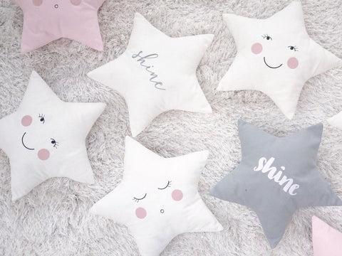 Star pillow for nursery by Fun Nest