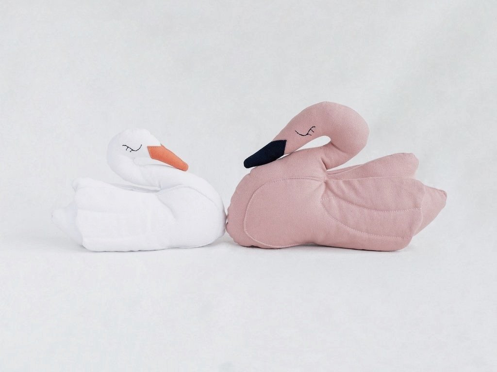 Swan Pillow by Fun Nest