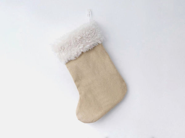 Christmas Stocking - Faded Beige