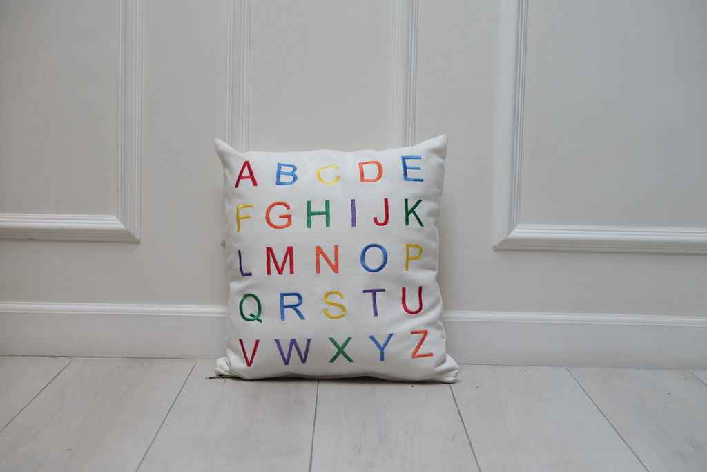 Alphabet Throw Pillow