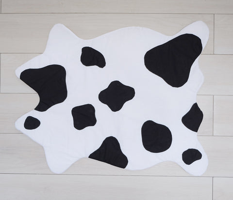 Linen Cow Mat